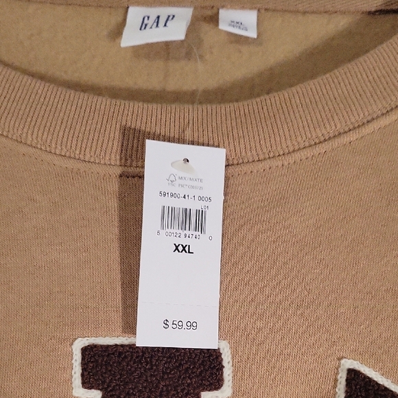 GAP Camel Sweatshirt with Logo - Picture 6 of 6